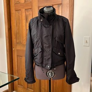 Athleta Black Journey Crop and Cinch Jacket XXS